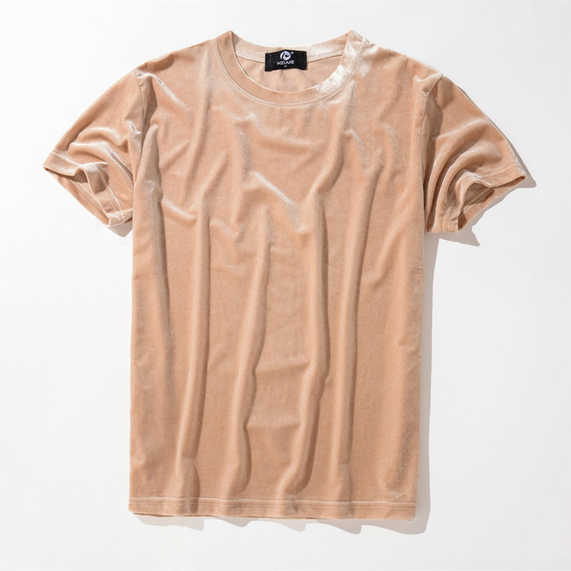 Punk Velvet Solid Streetwear tops - Image 4