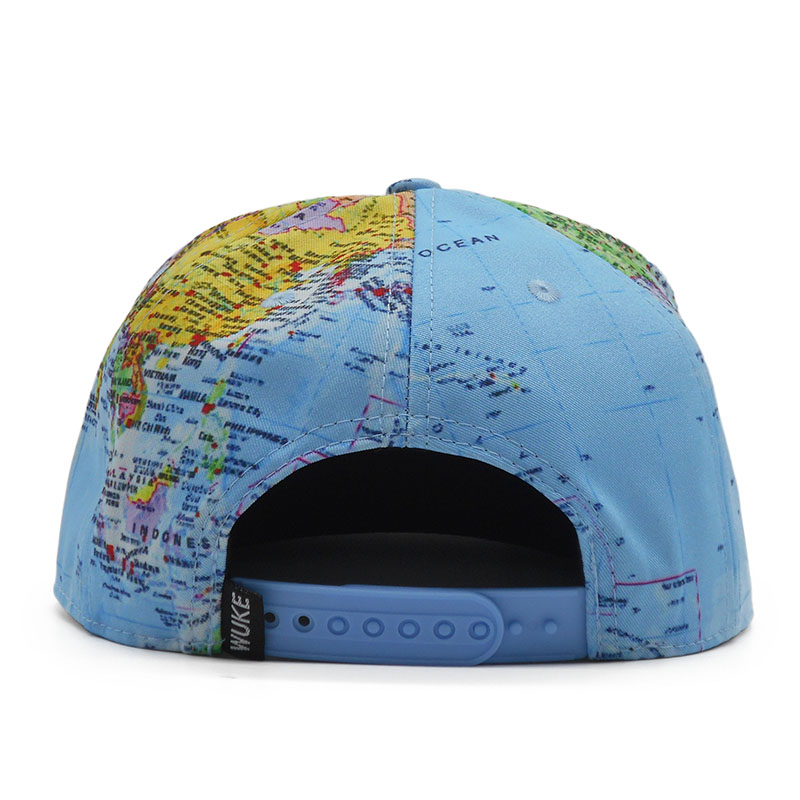 World Map Printed Snapback - Image 5