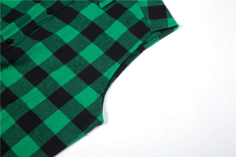 Chris Brown Plaid Sleeveless Shirt - Image 6
